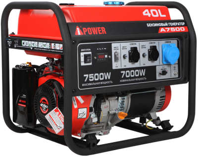 Портативный бензиновый генератор A-iPower A7500
