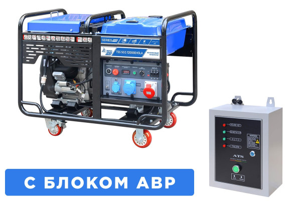 Бензиновый генератор TSS SGG 12000EH3LA с АВР