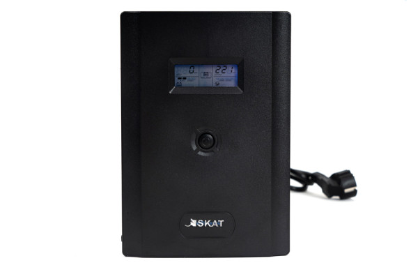 SKAT-UPS 3000/1800 (SKAT-UPS 3000-LI-4x9) ИБП 1800 Вт, с АКБ 9 Ач 4 шт, меандр. стаб-я напр-я