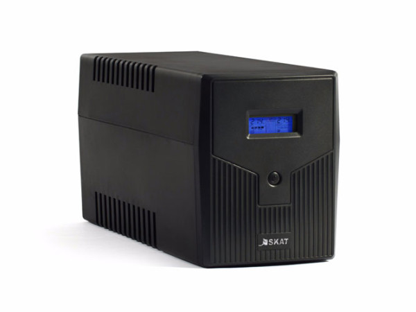 SKAT-UPS 1500/900 (SKAT-UPS 1500-LI-2x9) ИБП 220В 900Вт 2 АКБ 9Ач внутр. меандр. стаб-я напр-я